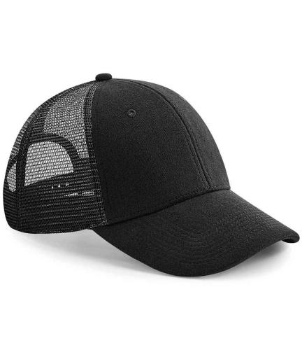 Beechfield Jersey Athleisure Trucker Cap - BLK - ONE